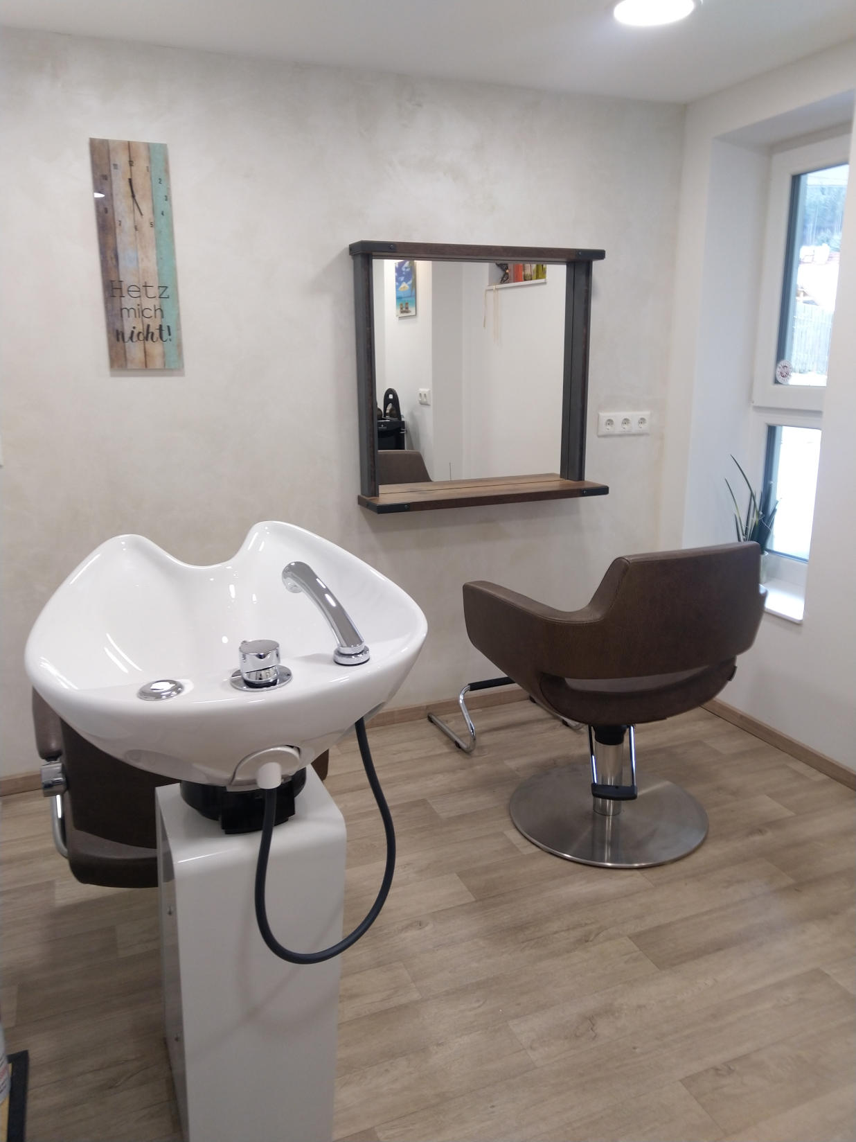 Ein Foto des Friseurraums
